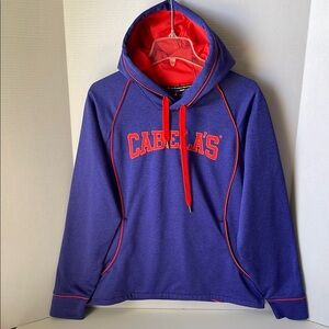 Cabela's Women's Size Large  Purple and Red Hoodie